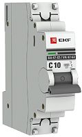 Выключатель автоматический EKF PROxima ВА47-63 1п 10А B 6кА картинка